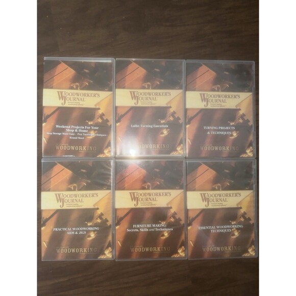 Woodworker's Journal DVDs Video Collection Wood Shop Educational Huge Lot Of 27! - Picture 4 of 5